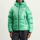 The North Face Women's Summit Pumori Down Parka Jacket in Nebula Green