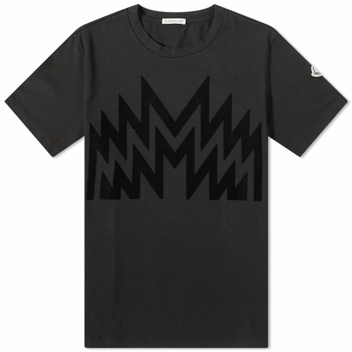 Photo: Moncler Men's Multi M Logo T-Shirt in Black