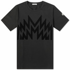 Moncler Men's Multi M Logo T-Shirt in Black