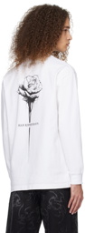 Han Kjobenhavn White Rose Long Sleeve T-Shirt