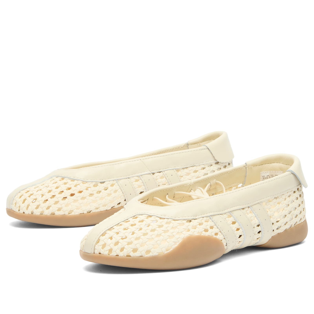 Adidas Women's Taekwondo Mei Ballet W Sneaker in Cream White/Cream White/Gum