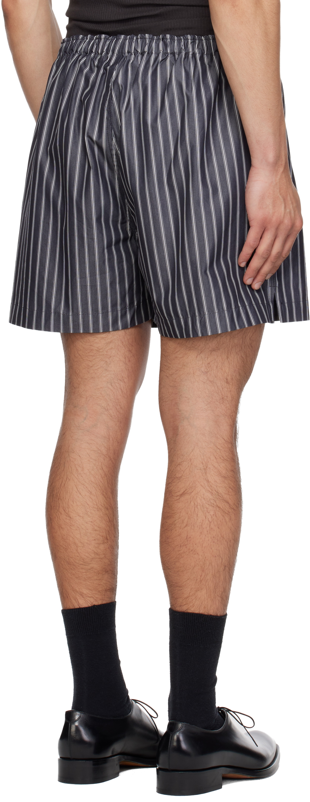 WILLY CHAVARRIA Black & White Willy Woven Boxer Shorts