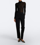 The Row Liisa leather pumps