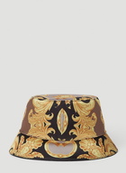 Versace - Baroque Print Bucket Hat in Gold