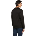 Brioni Black Logo Long Sleeve T-Shirt