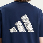 Adidas Men's x Arte T-Shirt in Collegiate Navy/Off White