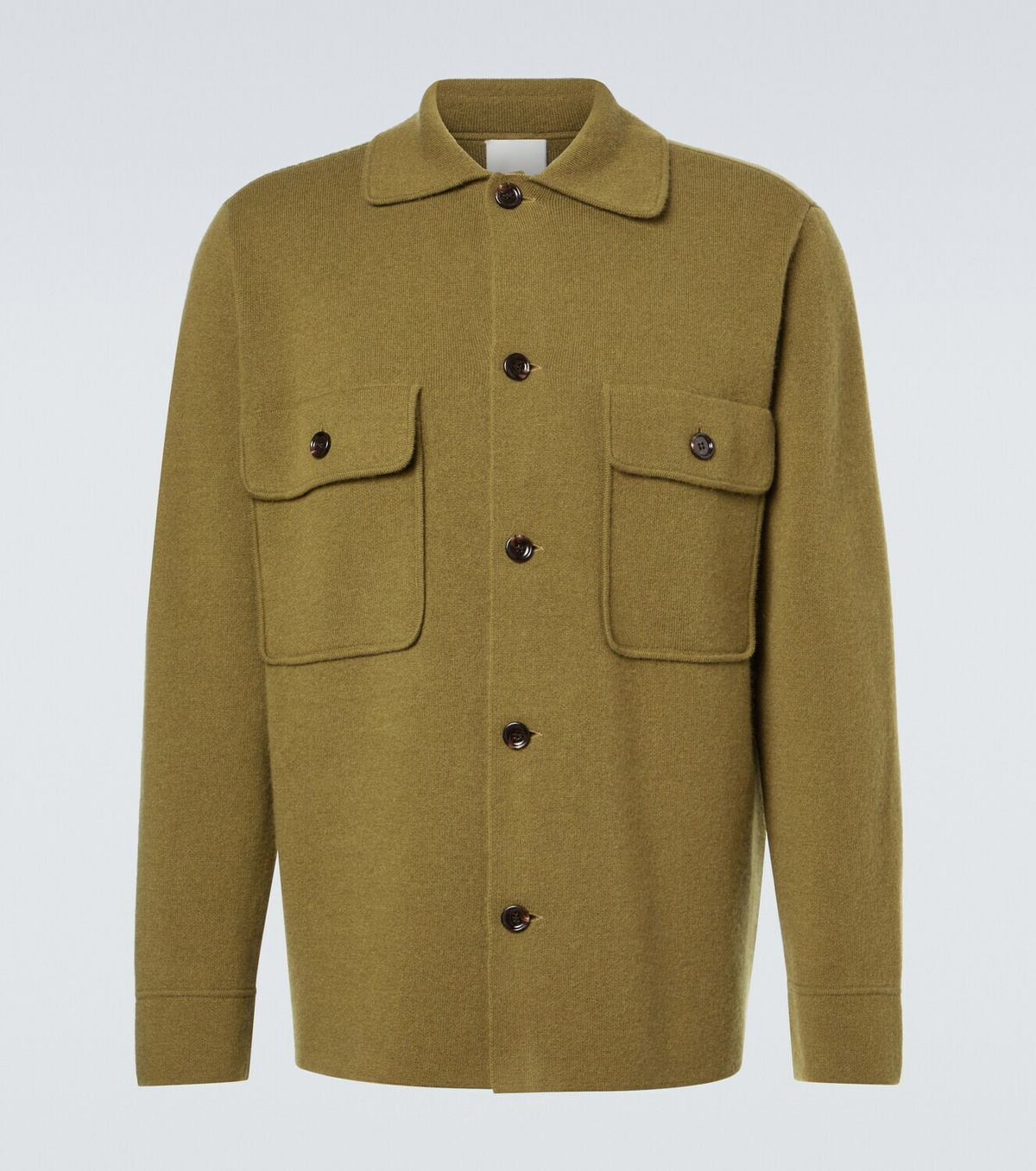 Allude Wool and cashmere overshirt
