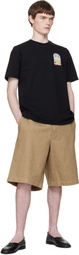 Casablanca Black Tennis Landscape Short Sleeve T‑shirt