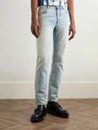 McQueen - Slim-Fit Distressed Jeans - Blue