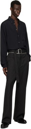Mugler Black Pierced Shirt