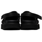 Rick Owens Black Tower Megalace Padded Platform Loafers