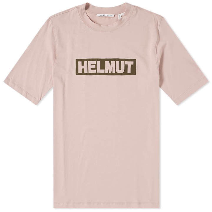 Photo: Helmut Lang Boxed Logo Tee Pink