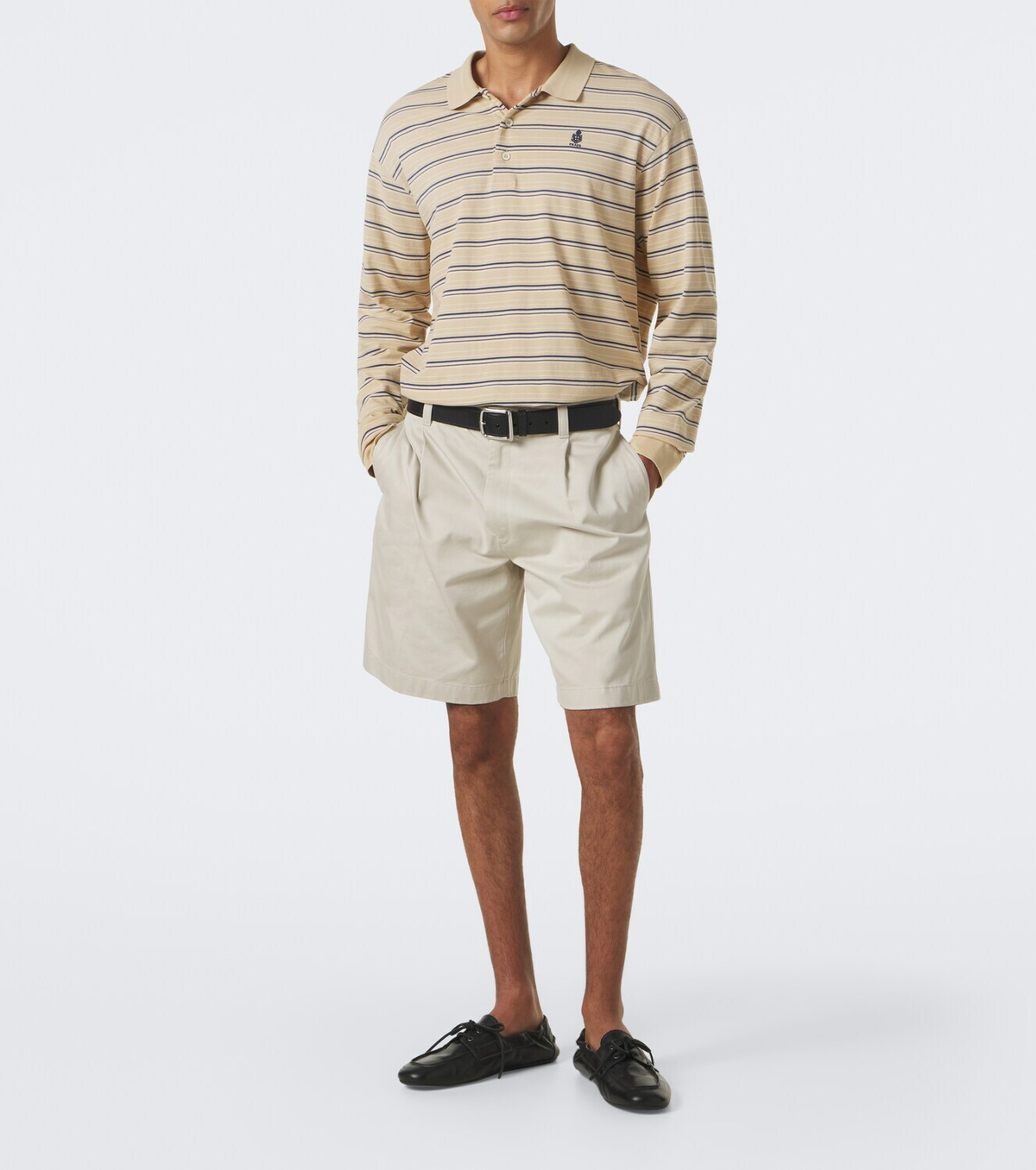 Prada Shuffle leather loafers