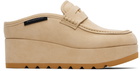 Stella McCartney Beige Sneak-Elyse Platform Loafers
