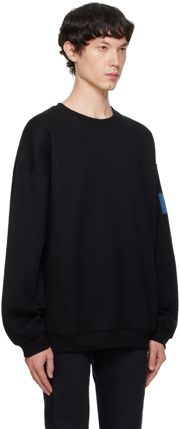 N.Hoolywood Black Logo Patch Sweatshirt