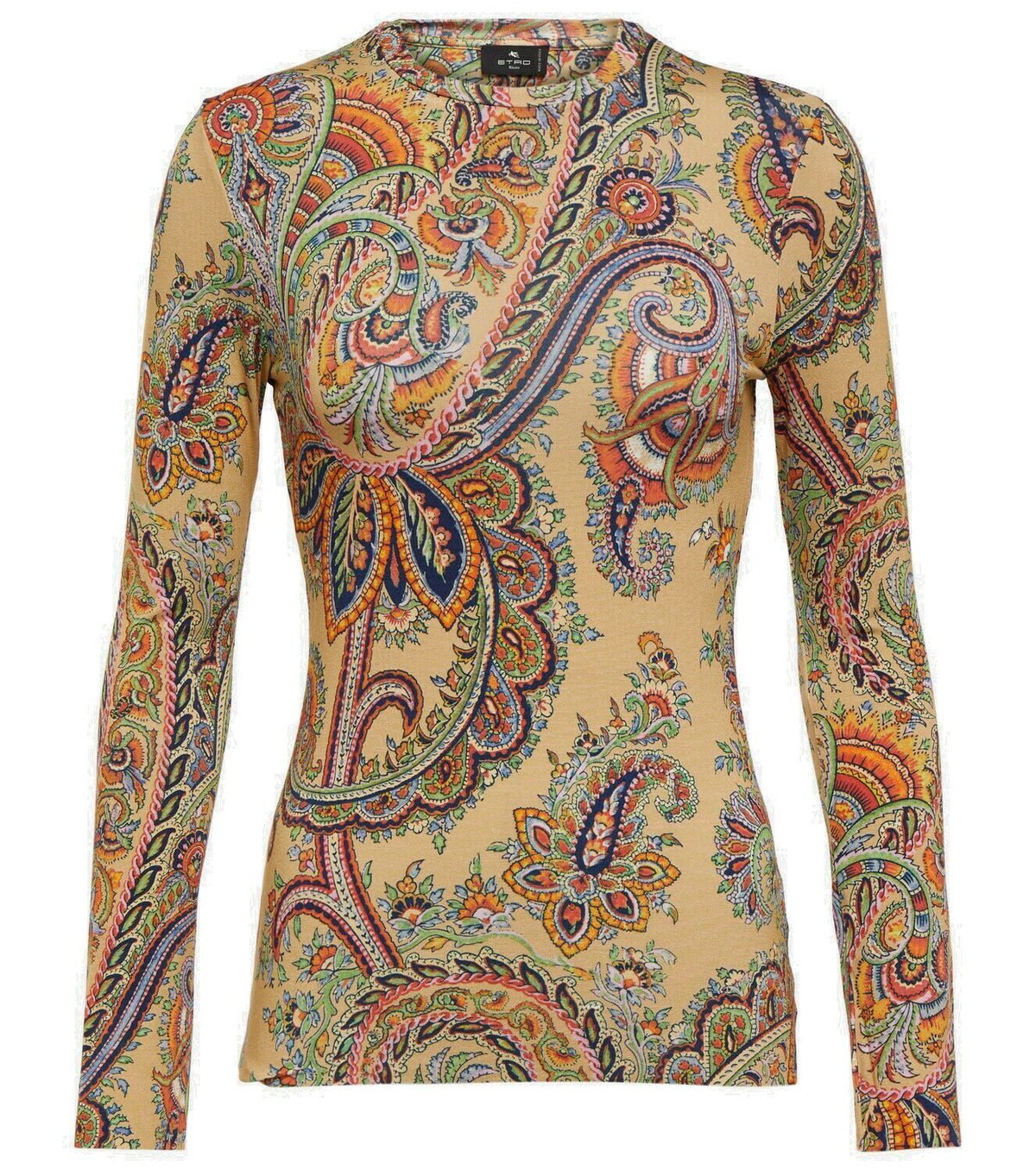Etro Printed ramie tunic Etro