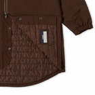 K-Way x Engineered Garments Parka Jacket in Brown Moro