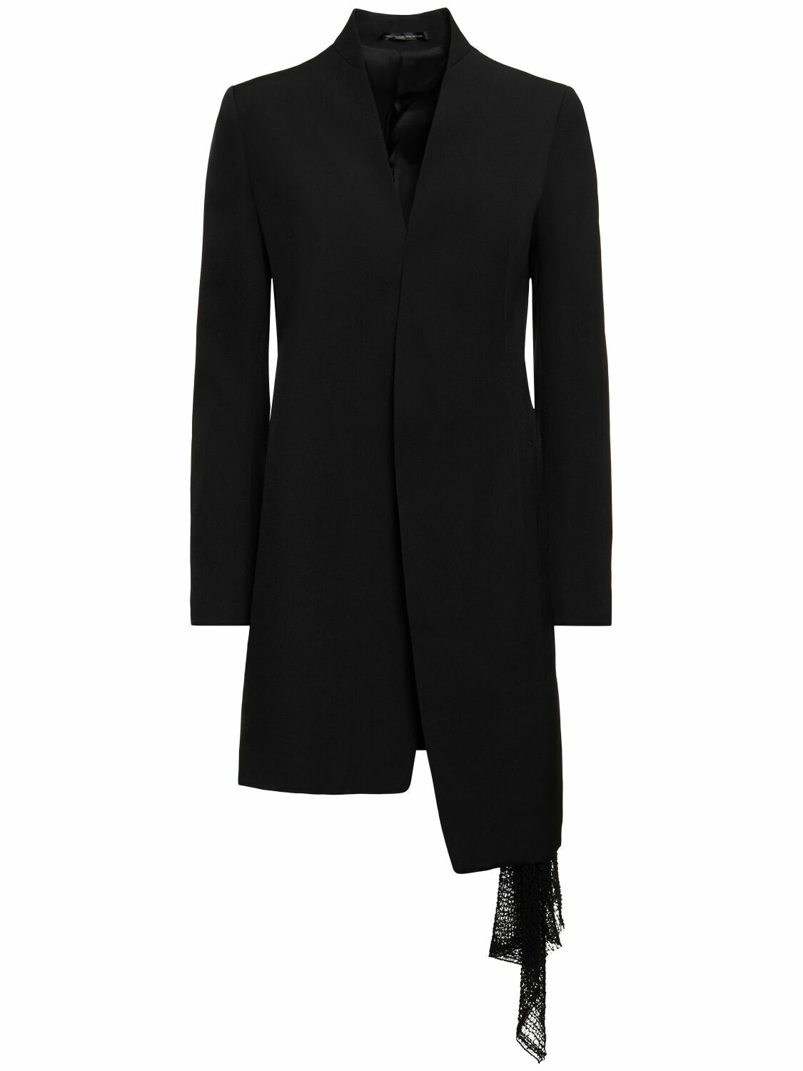 Veste Gabardine Yohji Yamamoto – Bi-matière Laine Et Rayon – Taille M – Noir – Occasion Excellent état