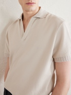 Stòffa - Cotton-Piqué Polo Shirt - Neutrals