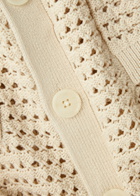 Varley Sidra Open-knit Cardigan Cream