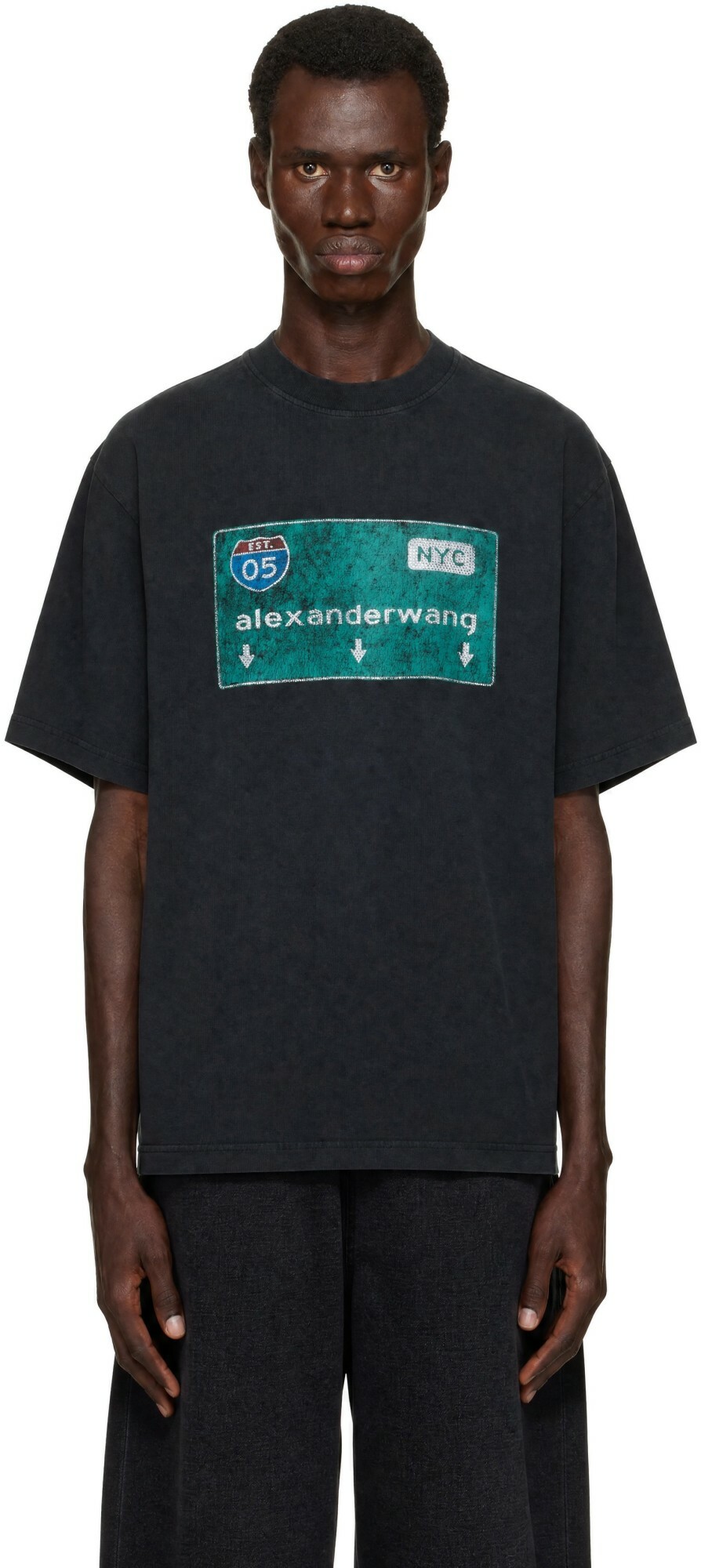 Alexander Wang Black Crochet Sweater Alexander Wang