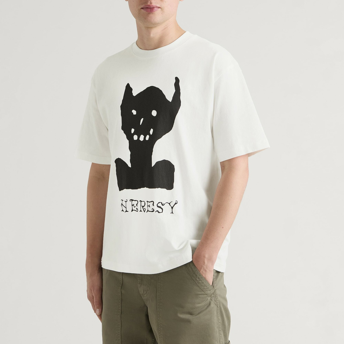 Heresy Men's Gob T-Shirt in Ecru