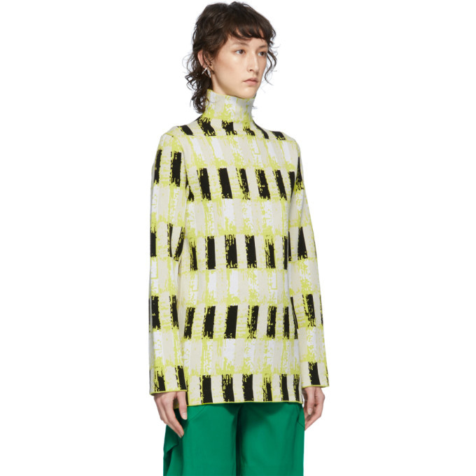 Namacheko Beige and Yellow Tsivot Turtleneck
