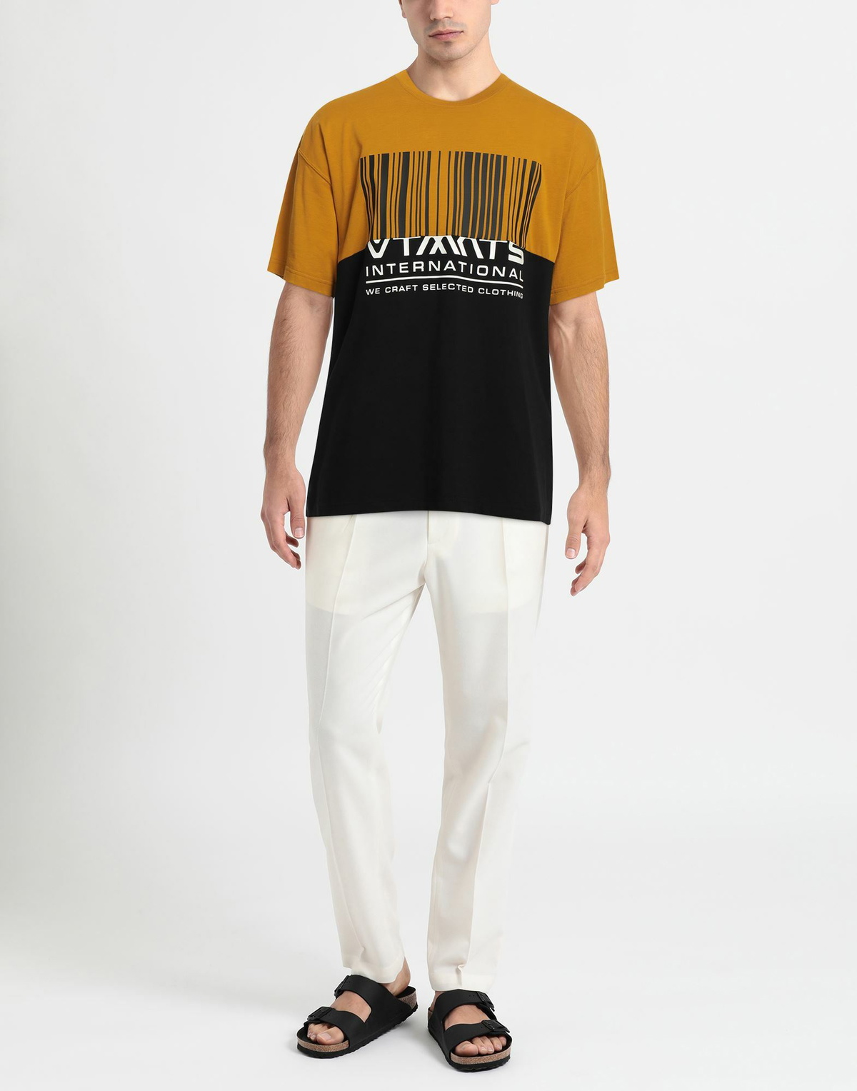 Vtmnts Mens T-shirt Mustard