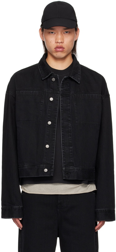 Photo: Entire Studios Black Gem Denim Jacket