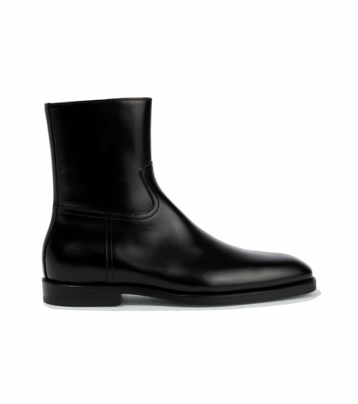 Photo: Dries Van Noten - Leather ankle boots