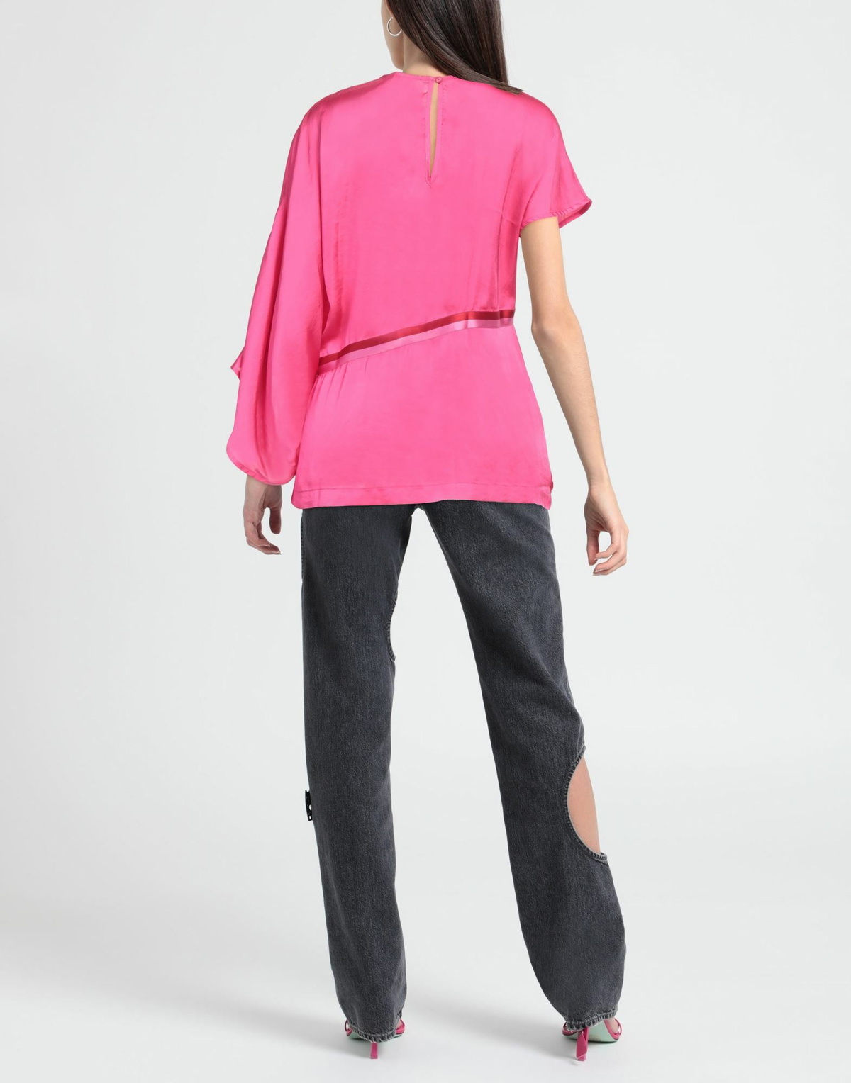 Manila Grace Womens Top Fuchsia