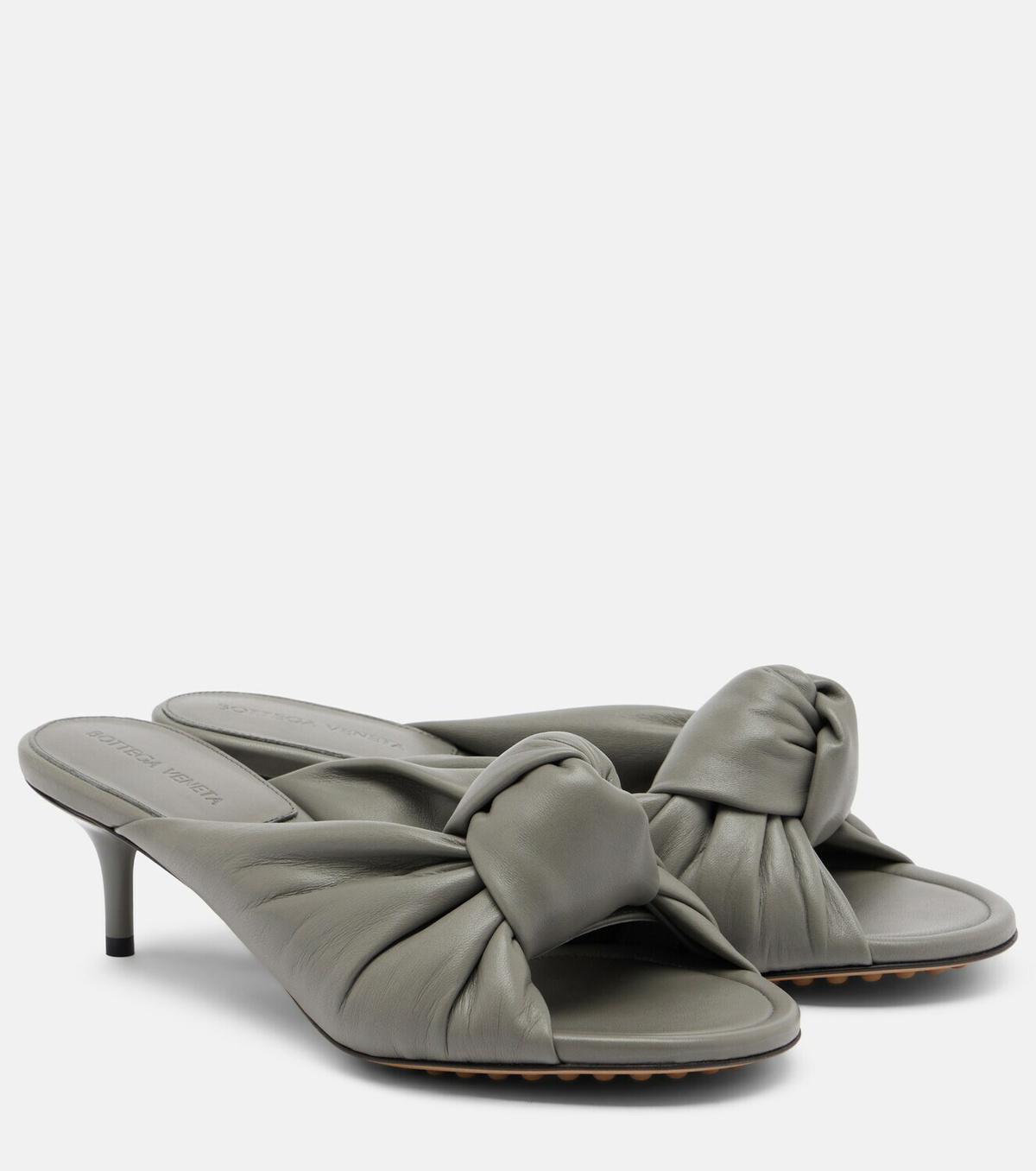 Bottega Veneta Cherry Knot leather mules