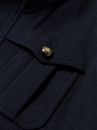 Giuliva Heritage - Lawrence Belted Wool-Blend Jacket - Blue