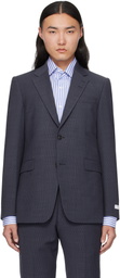 Tiger of Sweden Navy & Gray Justin Blazer