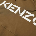 Kenzo Men's Bi-Colour Logo Popover Hoody in Khaki
