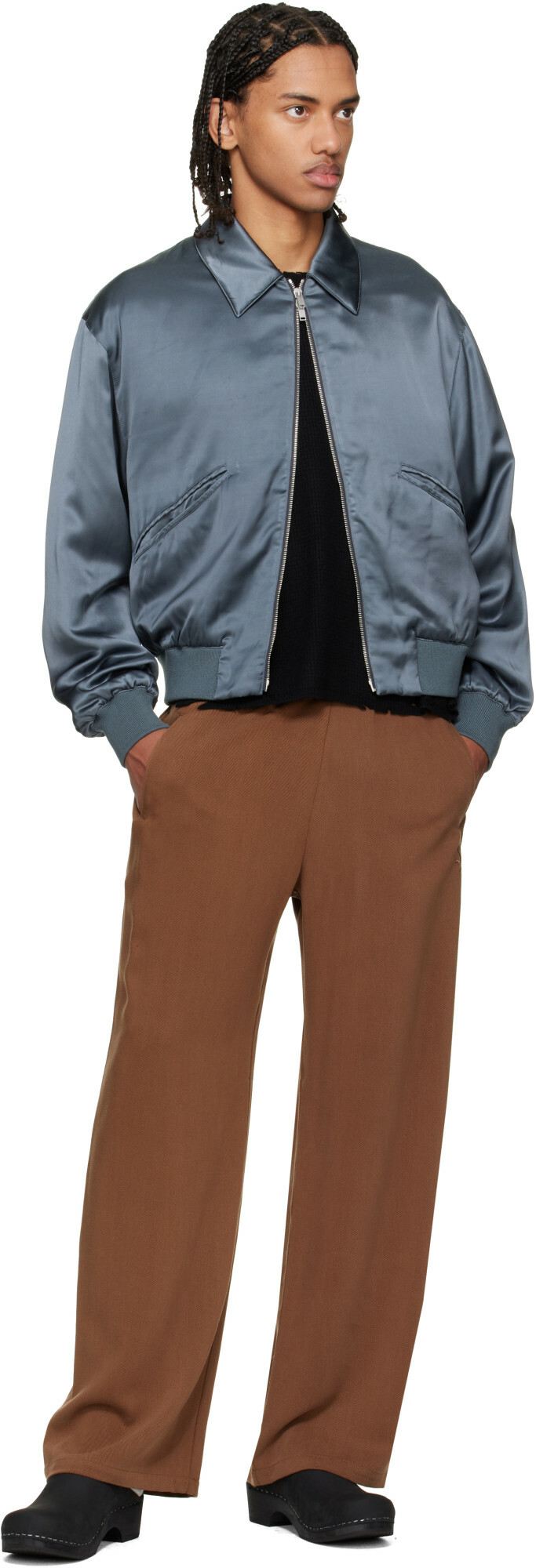 Second/Layer Brown Team Trousers