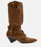 Zimmermann Orla 50 leather knee-high boots