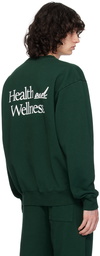 Sporty & Rich Green New Health Sweatshirt