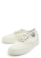 Moncler Vera Leisure Nylon Sneakers Beige