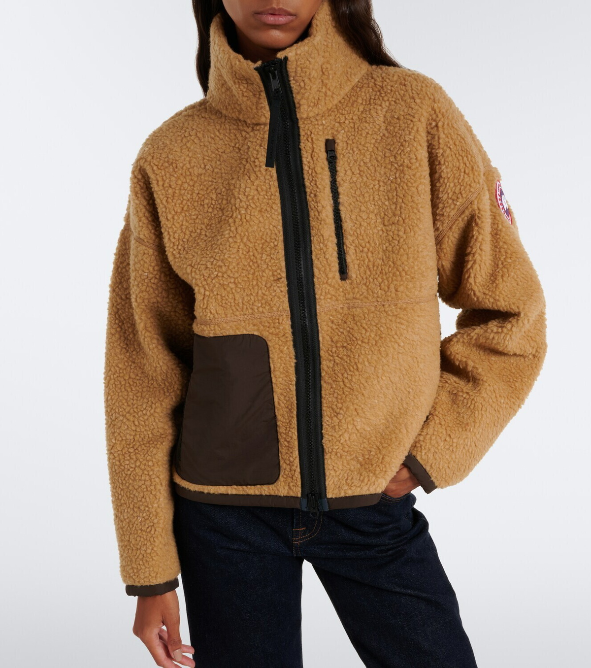 Canada Goose Simcoe wool-blend fleece jacket