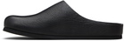 Common Projects Black Leather Clog Loafers