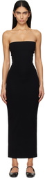 LESET Black Rio Bandeau Midi Dress