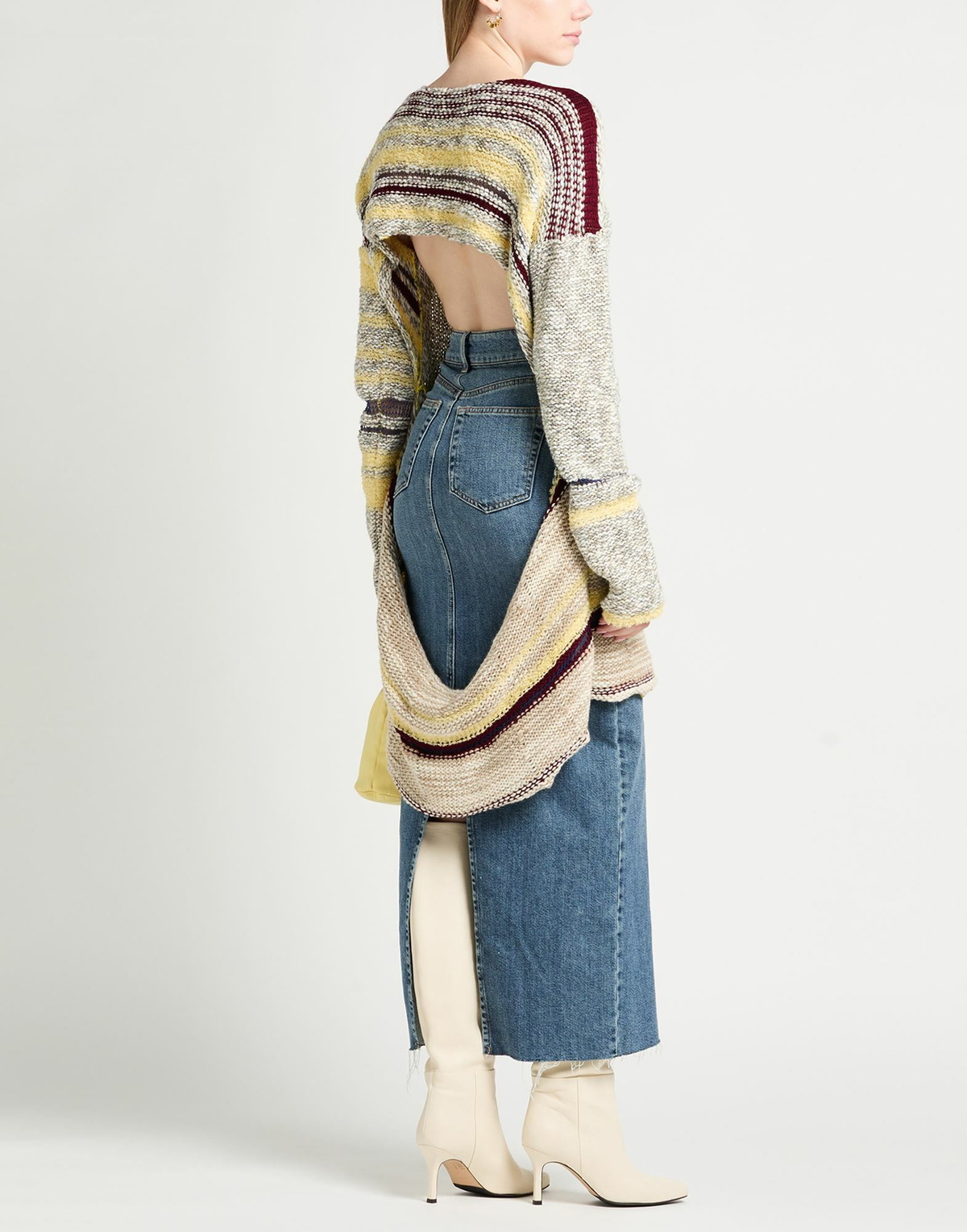 Vitelli Womens Sweater in Beige