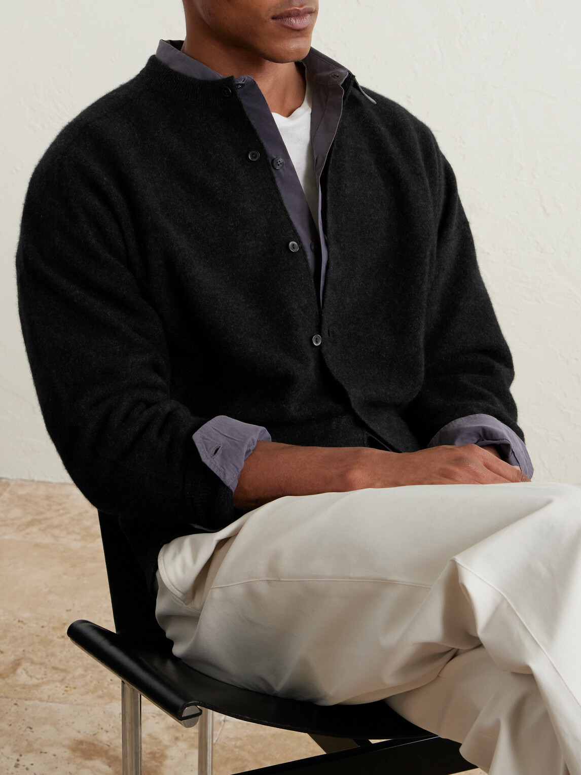 Kaptain Sunshine - Cashmere Cardigan - Gray