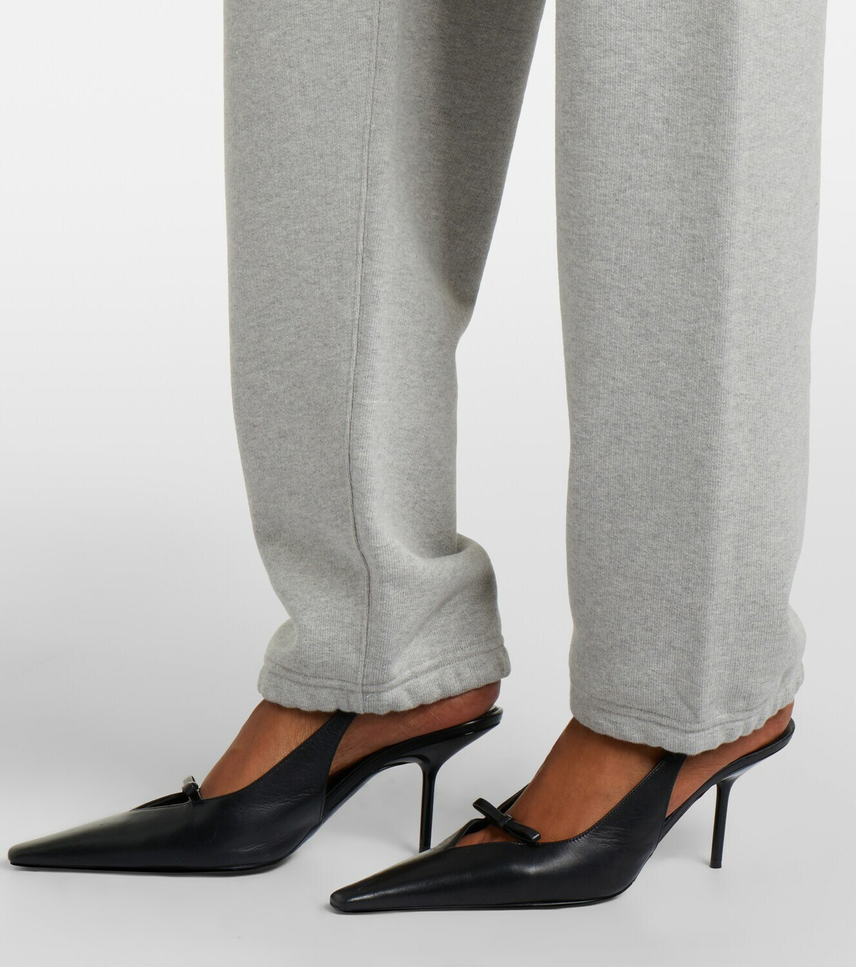 Victoria Beckham Jules cotton jersey sweatpants