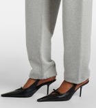Victoria Beckham Jules cotton jersey sweatpants