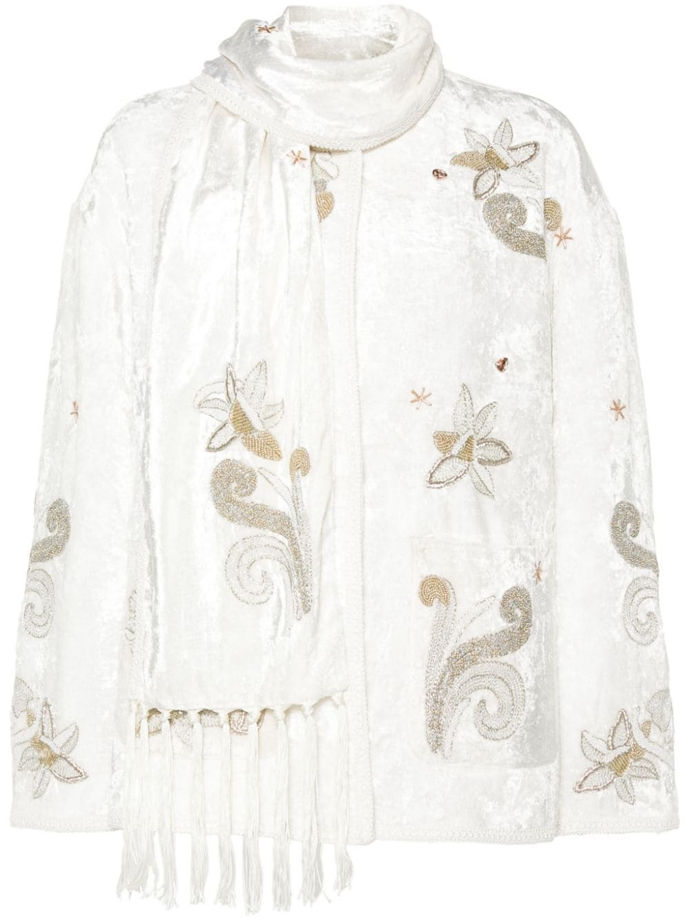 FORTE FORTE - Velvet Embroidered Jacket Forte Forte