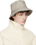 Rier Beige Cotton Bucket Hat