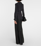 Victoria Beckham Tie-front silk blouse