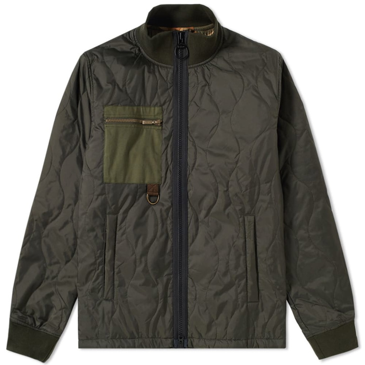 Photo: Barbour Heritage Cast Quilt Jacket Green